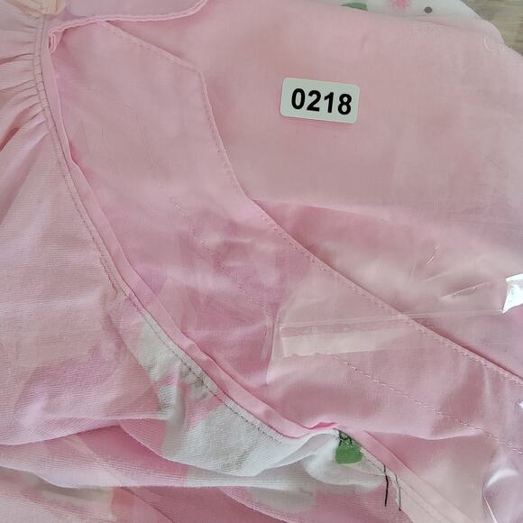 Nick & Nora Bunny Love Pink Sleep Shirt Nightgown Sleepwear 100% Cotton Size L - Picture 9 of 9